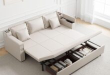 Our Take on the Homary 83″ King Leather Sleeper Sofa: Comfort Meets Tech