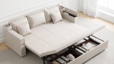 Our Take on the Homary 83″ King Leather Sleeper Sofa: Comfort Meets Tech