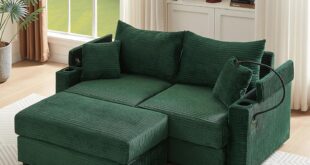 Our Honest Take on the 73″ Loveseat Sofa with USB & Storage Features