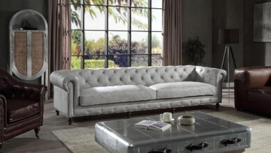 Our Take on the Vintage White Top Grain Leather Sofa LV02404
