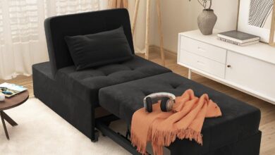 Our Honest Take on the LEVNARY 4-in-1 Velvet Chair Bed Sleeper