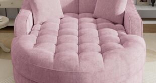 Our Honest Take: The Plush 55″ Curved Chenille Chaise Lounge