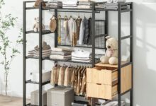 Maximizing Space with Our Sleek Open-Style Clothes Rack Review