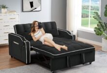 JEEOEHY 3-in-1 Sleeper Sofa Review: Space-Saving But Not So Comfy