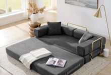 Our Honest Take on the 4-in-1 Corduroy Folding Sofa Bed