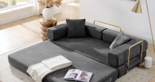 Our Honest Take on the 4-in-1 Corduroy Folding Sofa Bed
