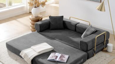Our Honest Take on the 4-in-1 Corduroy Folding Sofa Bed