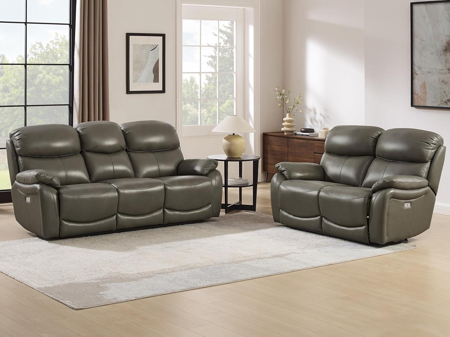 Our Honest Take on the THSUPER Leather Recliner Sofa Loveseat Set