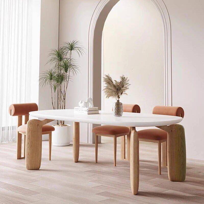 Why We Love‌ Our Elegant Oval Wood Dining Table's Modern Charm