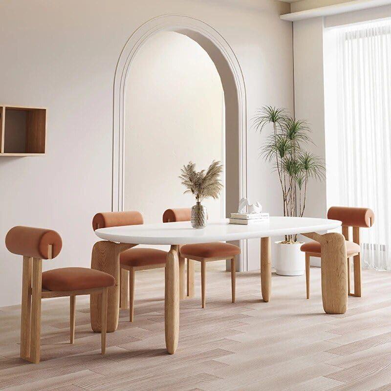 Why We Love Our⁣ Elegant Oval Wood Dining Table's Modern Charm