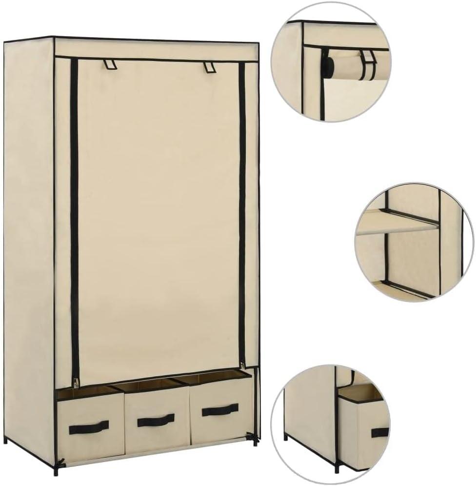 Our Take‌ on the Cream⁢ Portable Wardrobe: Space-Saving ‌&​ Sturdy Storage