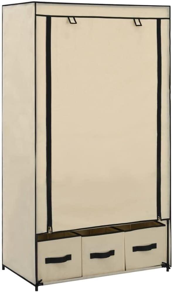Our​ Take⁣ on ⁤the Cream Portable Wardrobe: Space-Saving &⁣ Sturdy Storage