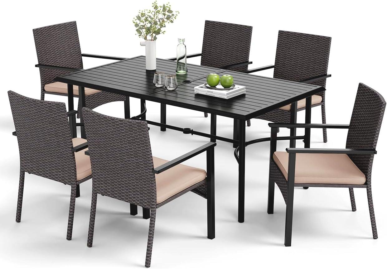 Our take on the MIXPATIO 7-Piece Outdoor Dining Set: Practical & Stylish