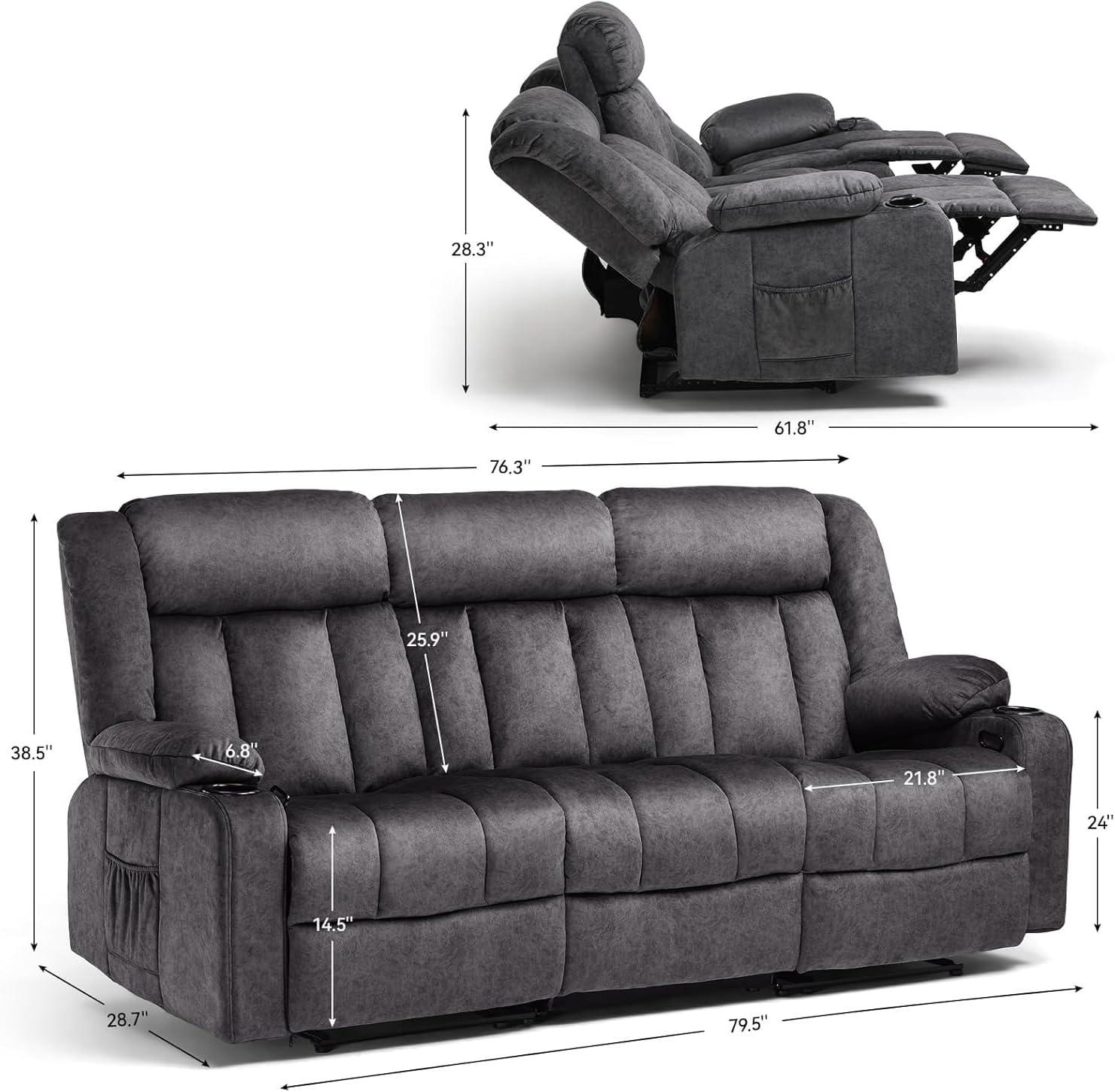 our Honest Take on the LUCKLIFE Recline Sofa Set's Comfort and Style