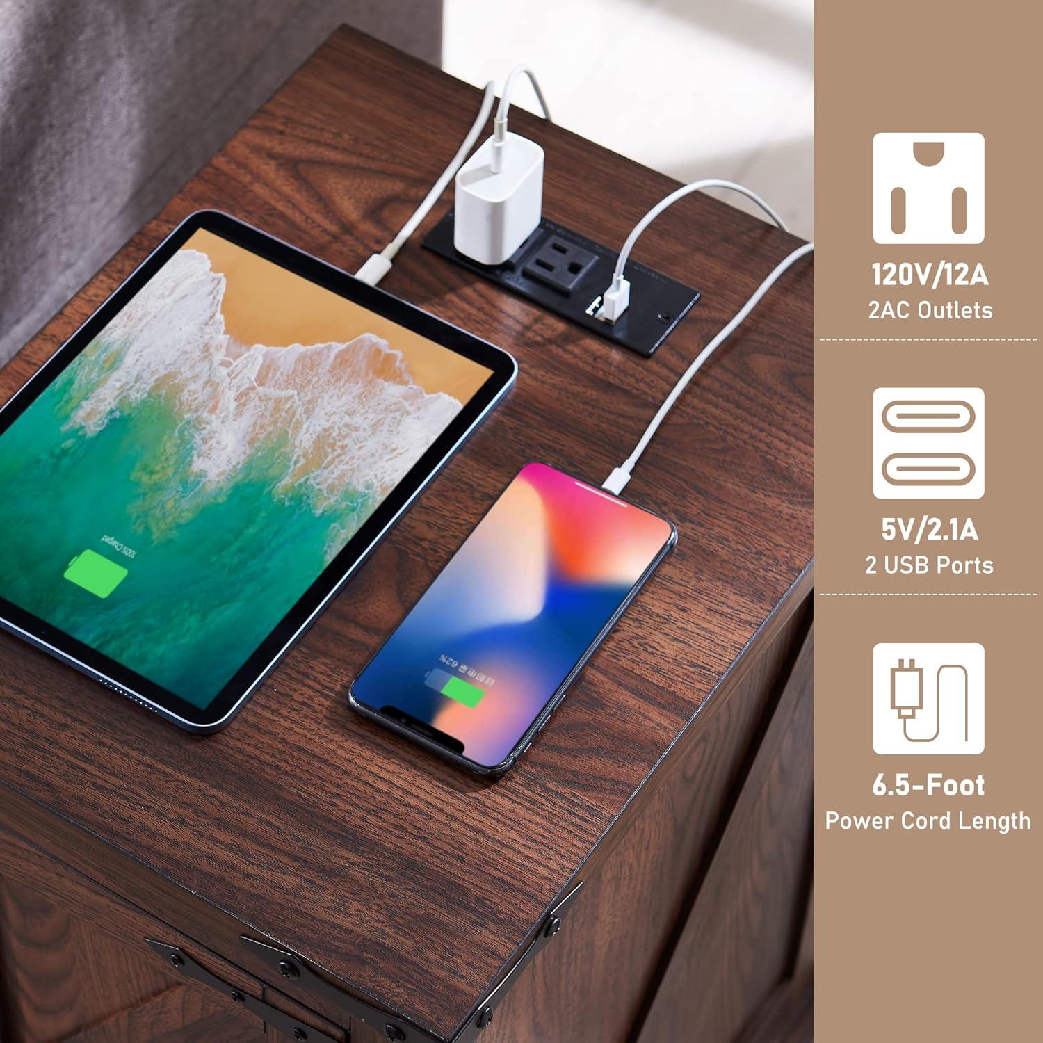 How Our Farmhouse Table Set‍ Blends Style, Storage & Charging