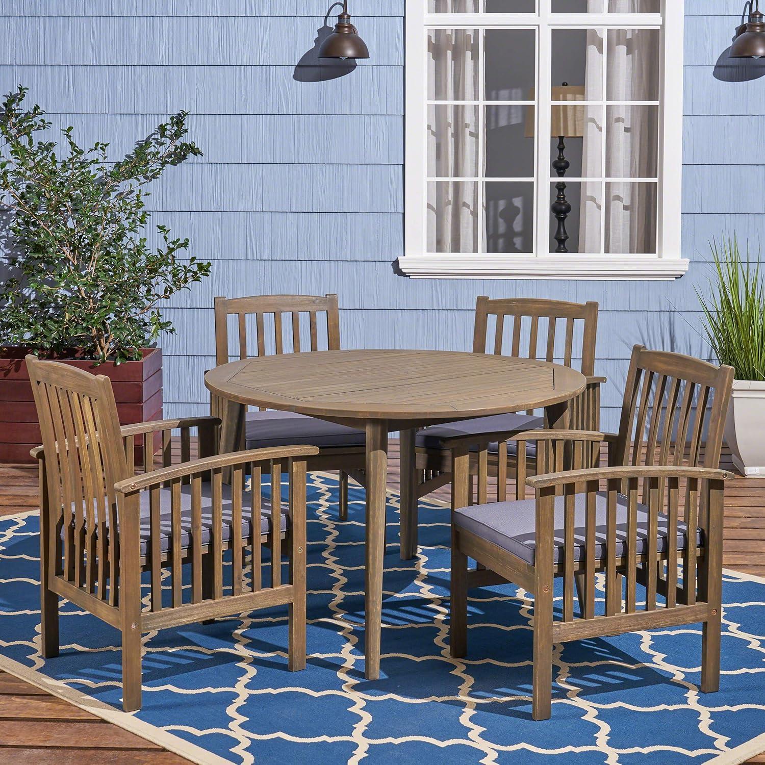 Our Take on the GDFStudio 4-Seater Patio Dining Set: Stylish & Sturdy