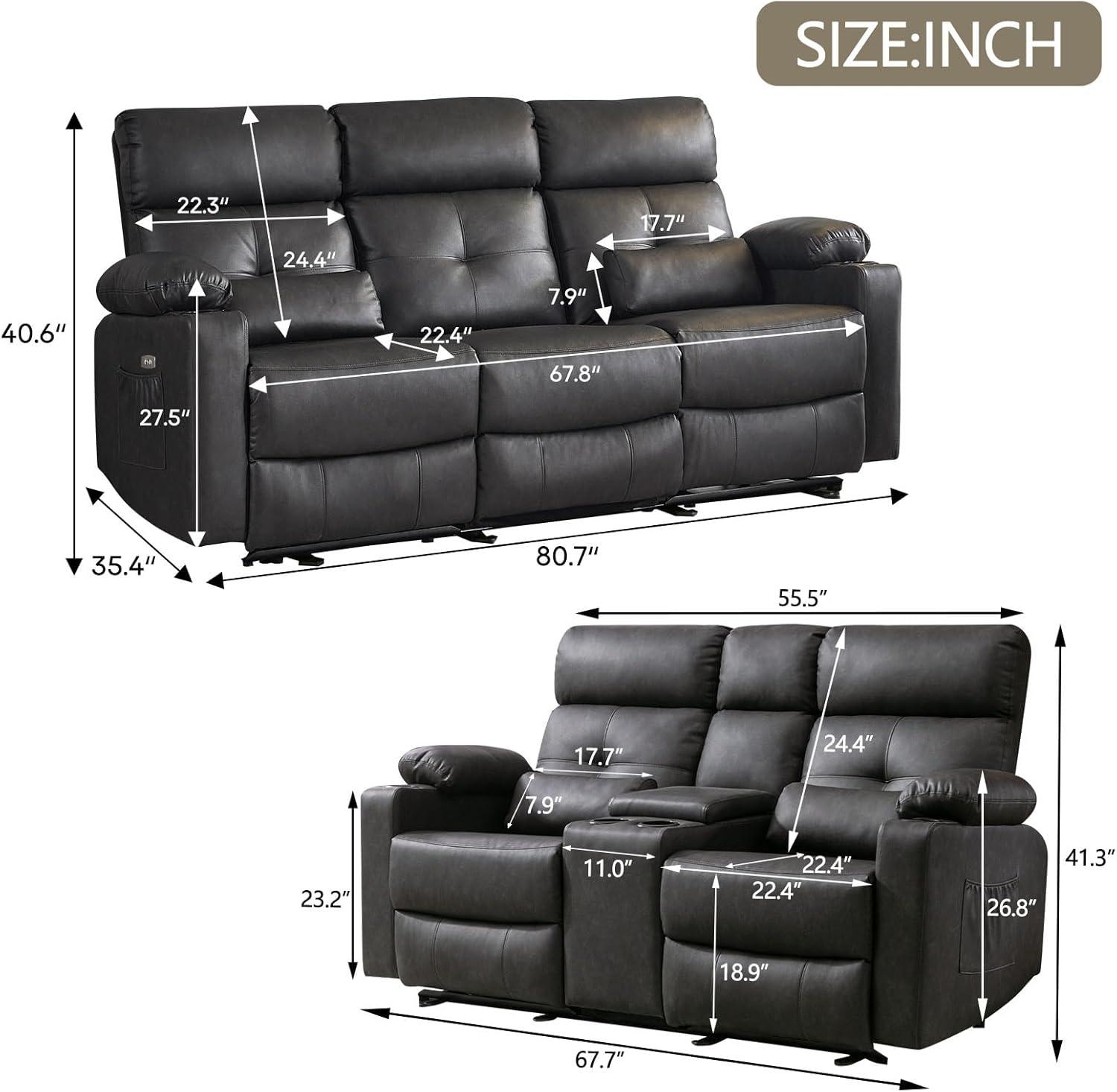 Our Honest Take on the Power Recliner Sofa Set with Massage & Heat