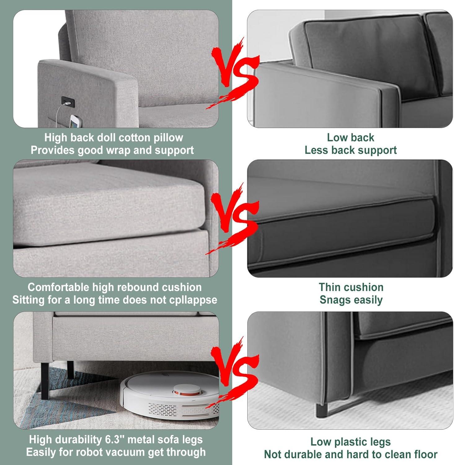 Why We're Impressed by ‌the STHOUYN Modern living Room Set