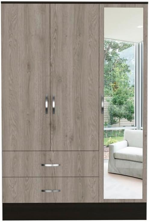 Why We ‌Love the Bohemian Bliss 120 Mirrored Armoire's Storage & Style