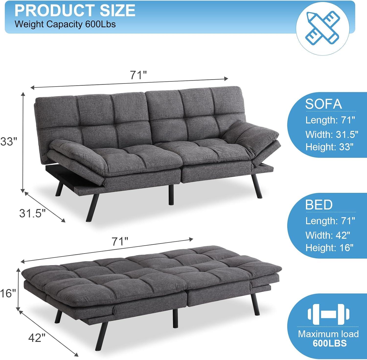MUUEGM Futon Review: Our Take on Comfort & Compact Style