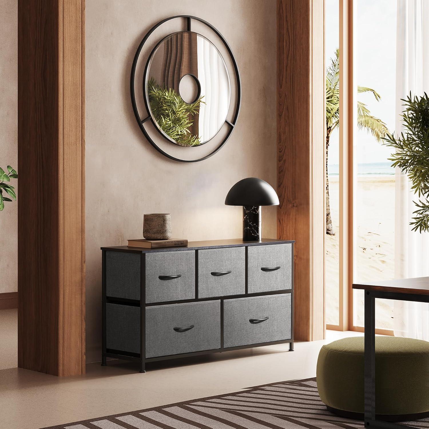 Our Honest⁢ Take on the WLIVE 5-Drawer Fabric Dresser's Storage and Style