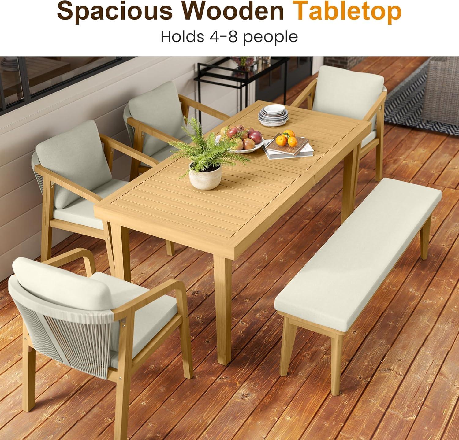 Our‍ Take on the RoyalCraft Acacia Patio ⁢Set: Stylish & Spacious