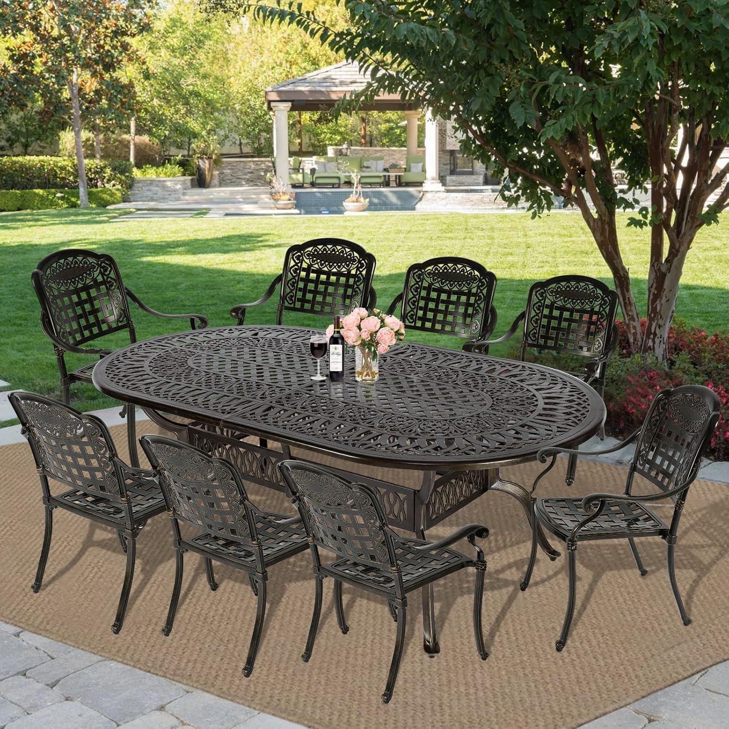 Our‌ Take‌ on MEETWARM ‌9-Piece Outdoor‍ Dining‌ Set: Sturdy & Stylish