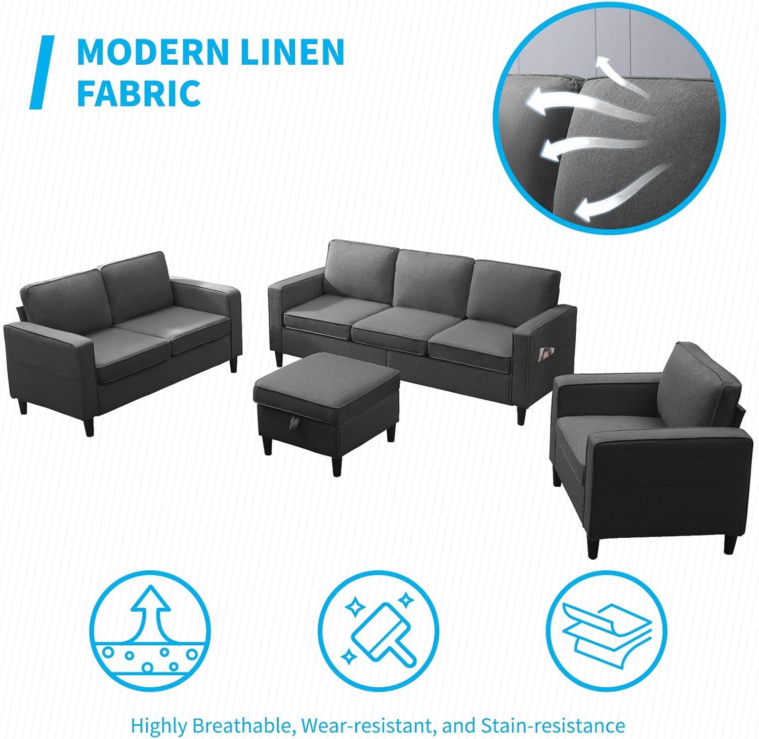 How We Made Small Spaces cozy with Mjkone's Modular Sofa Set