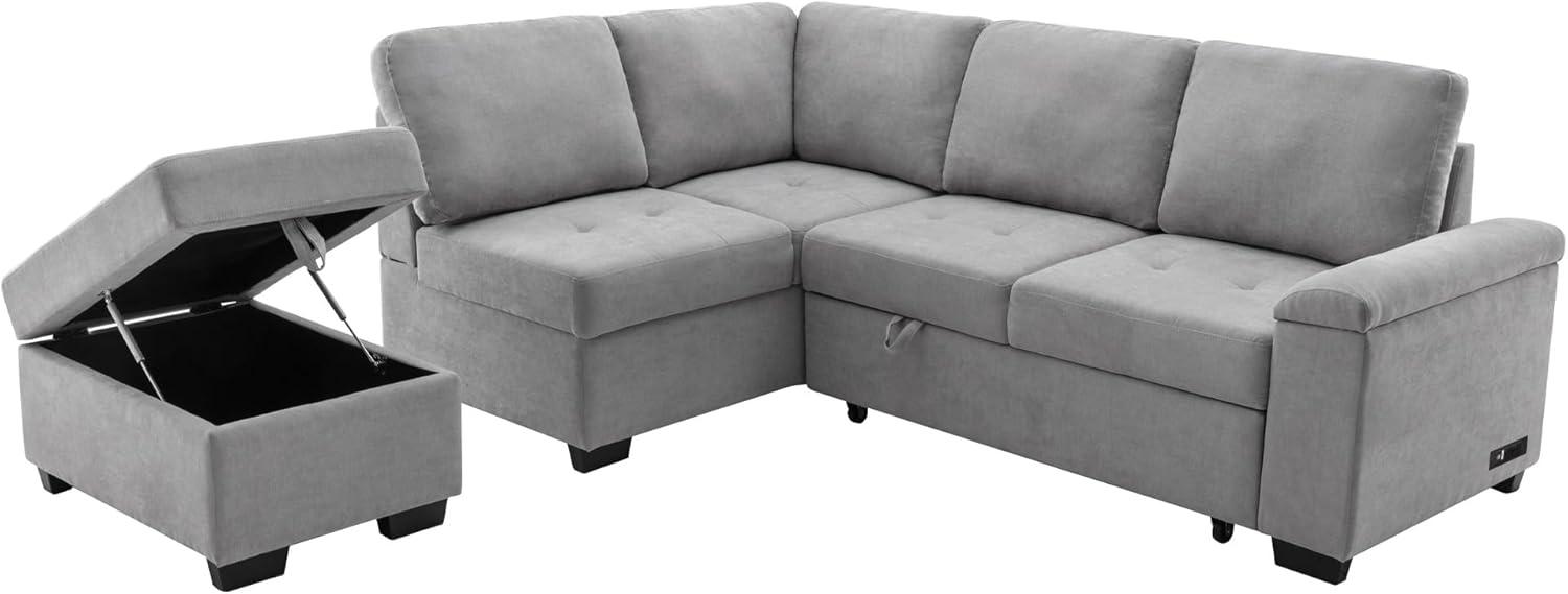 Our Take⁣ on the Oversized L-Shaped Sleeper Sofa with Storage & USB