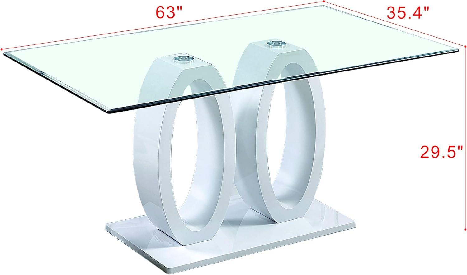 Our Review: Yoluckea Modern⁢ Glass Dining⁢ Table's Sleek Appeal