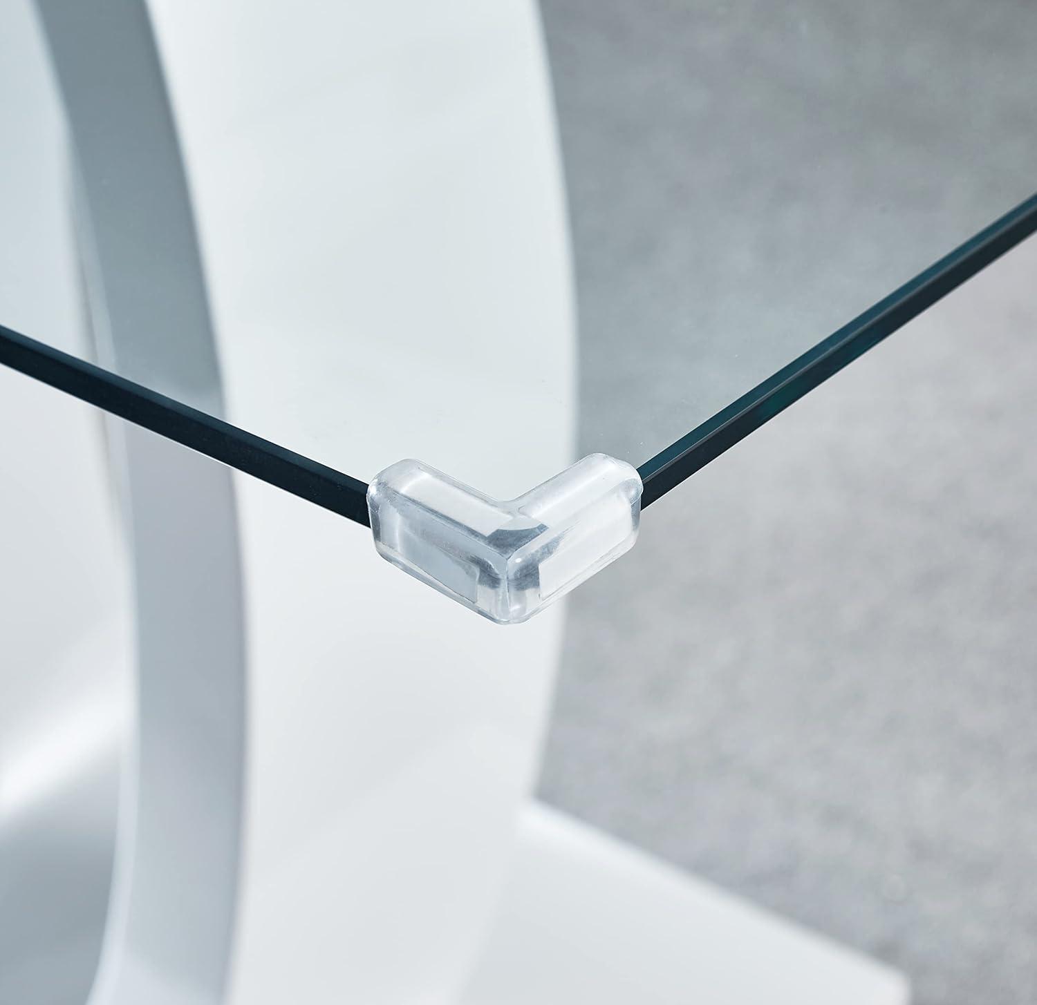 our ⁤Review: Yoluckea Modern Glass Dining⁤ Table's Sleek Appeal