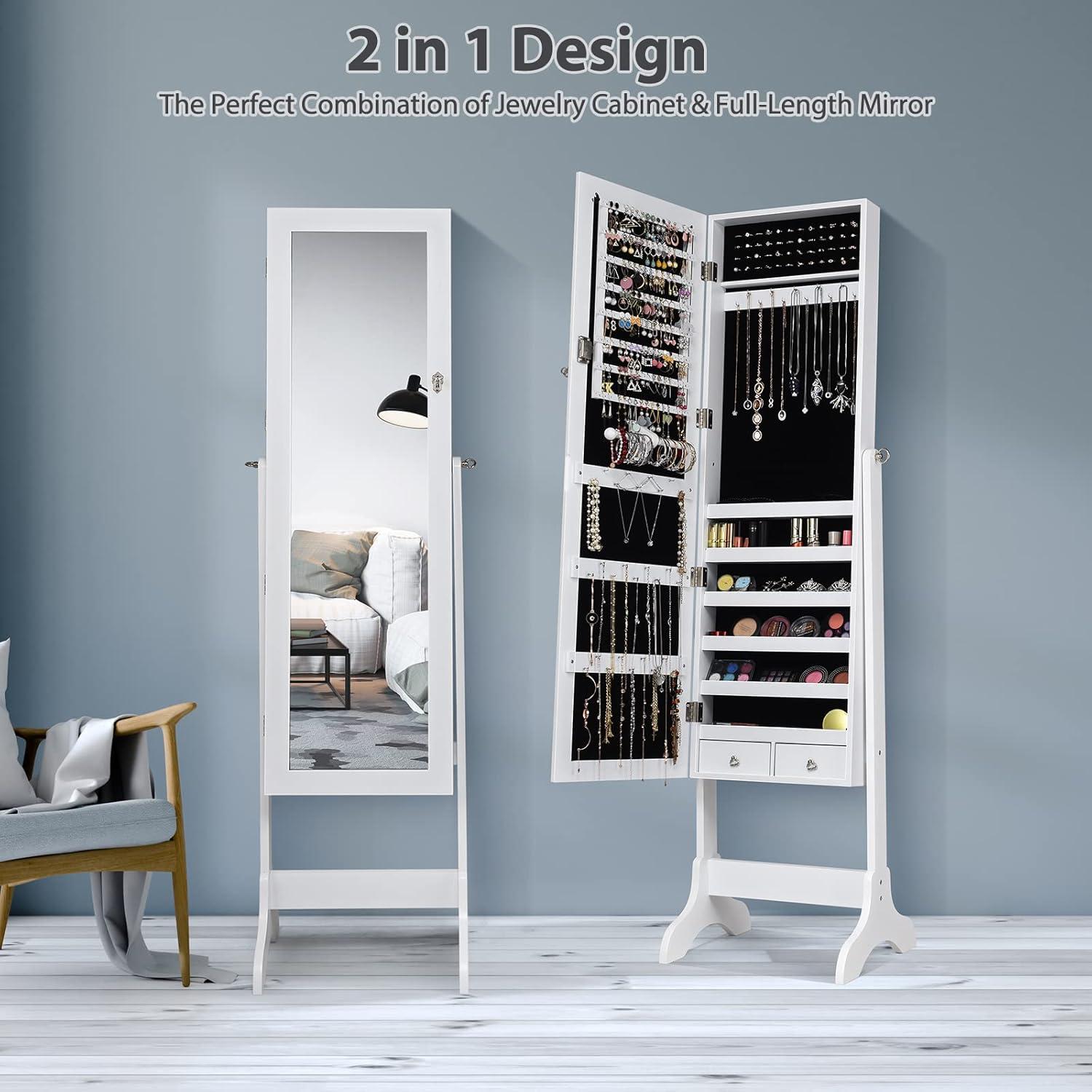 Our Honest ‌Take⁢ on COSTWAY's tilting Jewelry Armoire & Mirror