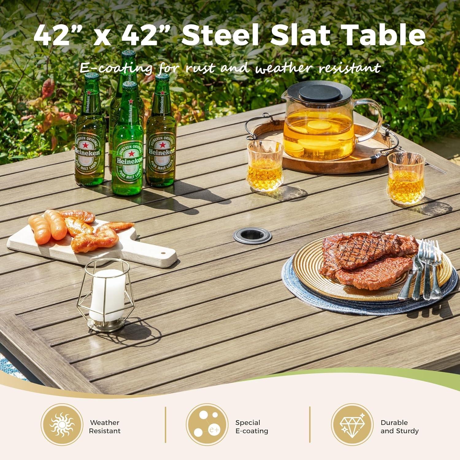 Our‍ Honest Take: Comfortable & Stylish 5-Piece‍ Patio⁢ Dining Set
