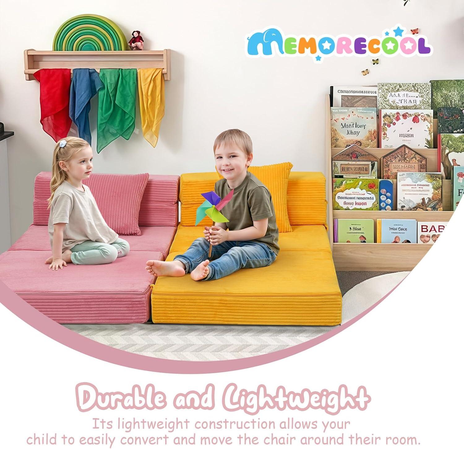 MeMoreCool Folding Sofa Bed Review: Cozy, Cute & Kid-Kind Comfort