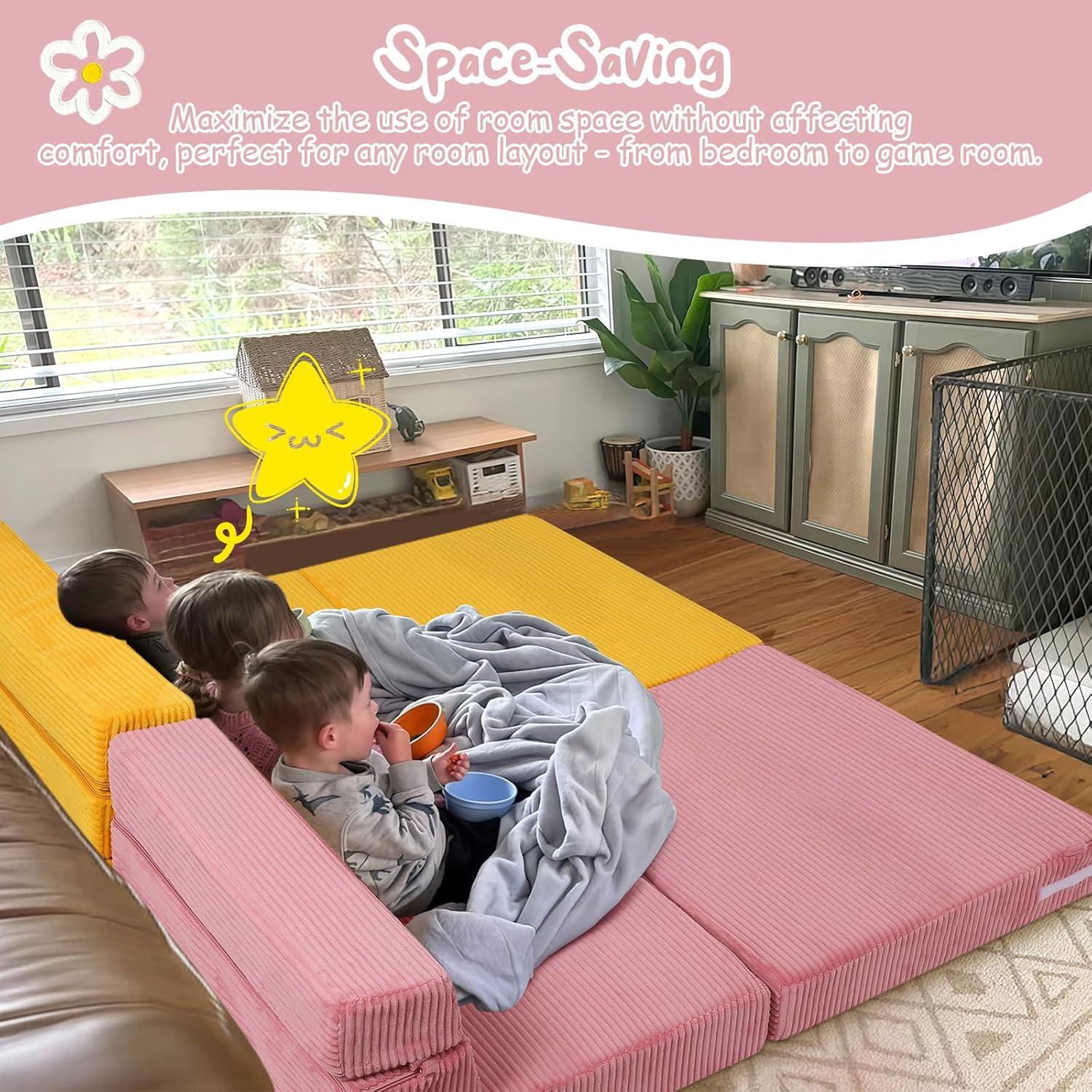 MeMoreCool Folding Sofa Bed Review: Cozy, Cute & Kid-Friendly Comfort