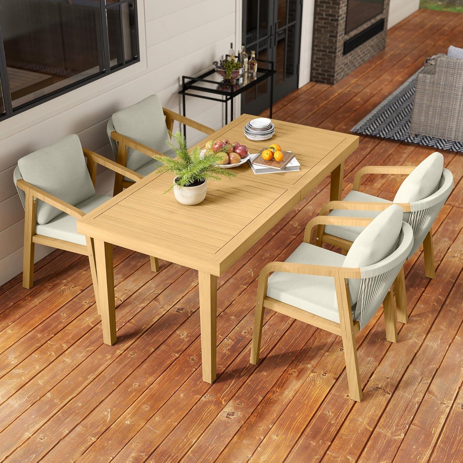 Our Take on the RoyalCraft ​Acacia Patio Set: stylish & Spacious