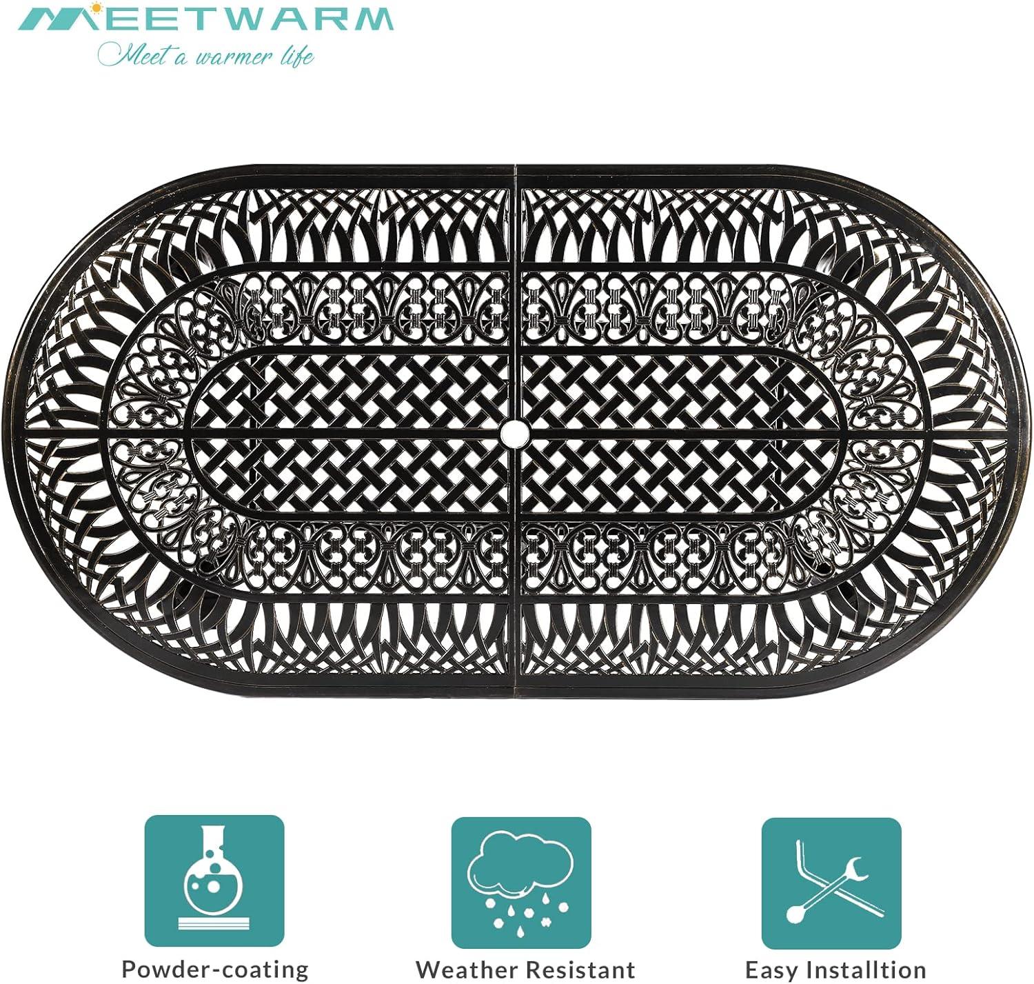 Our⁢ Take on MEETWARM 9-Piece Outdoor Dining Set: Sturdy & Stylish