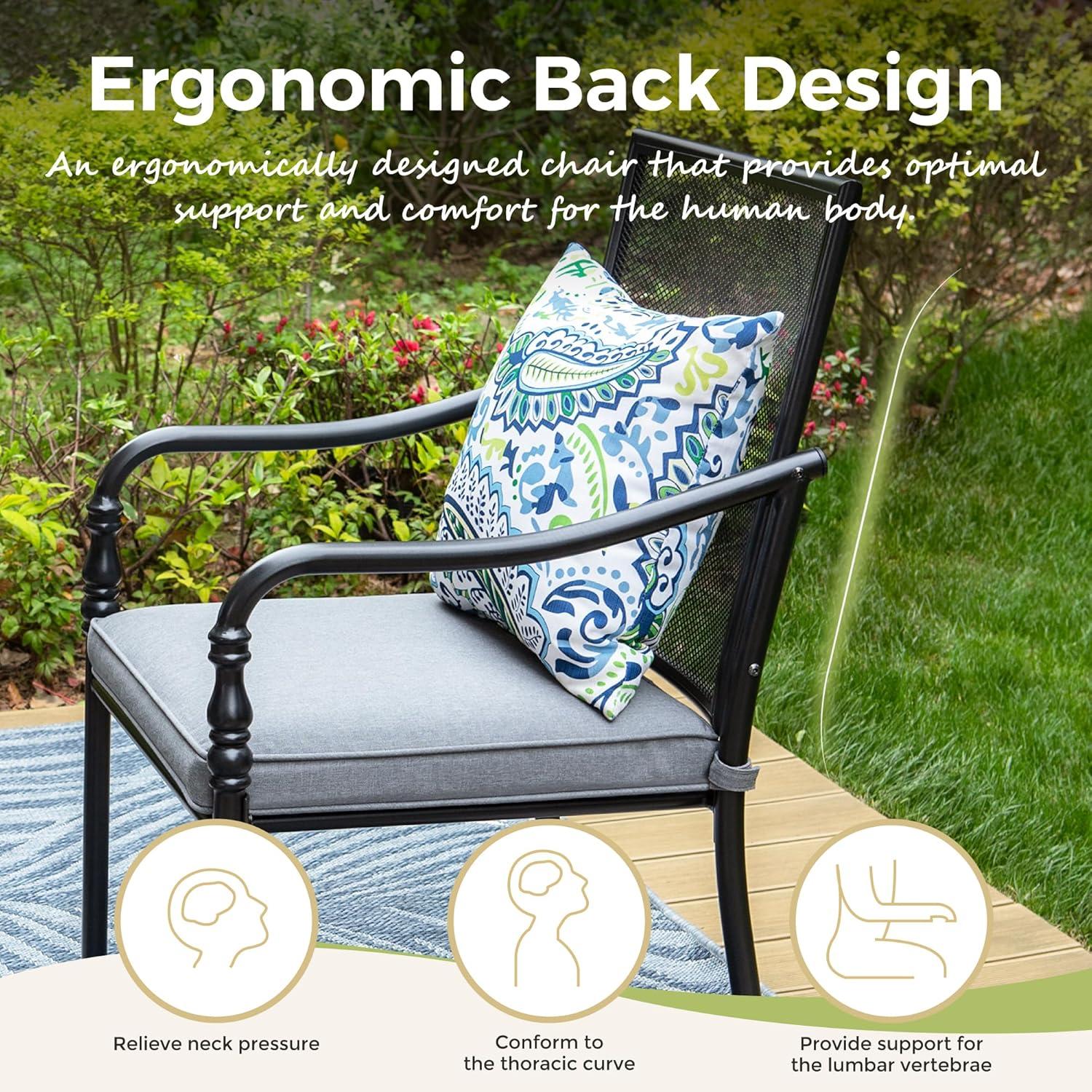 Our honest Take: Comfortable & Stylish‍ 5-Piece Patio Dining Set
