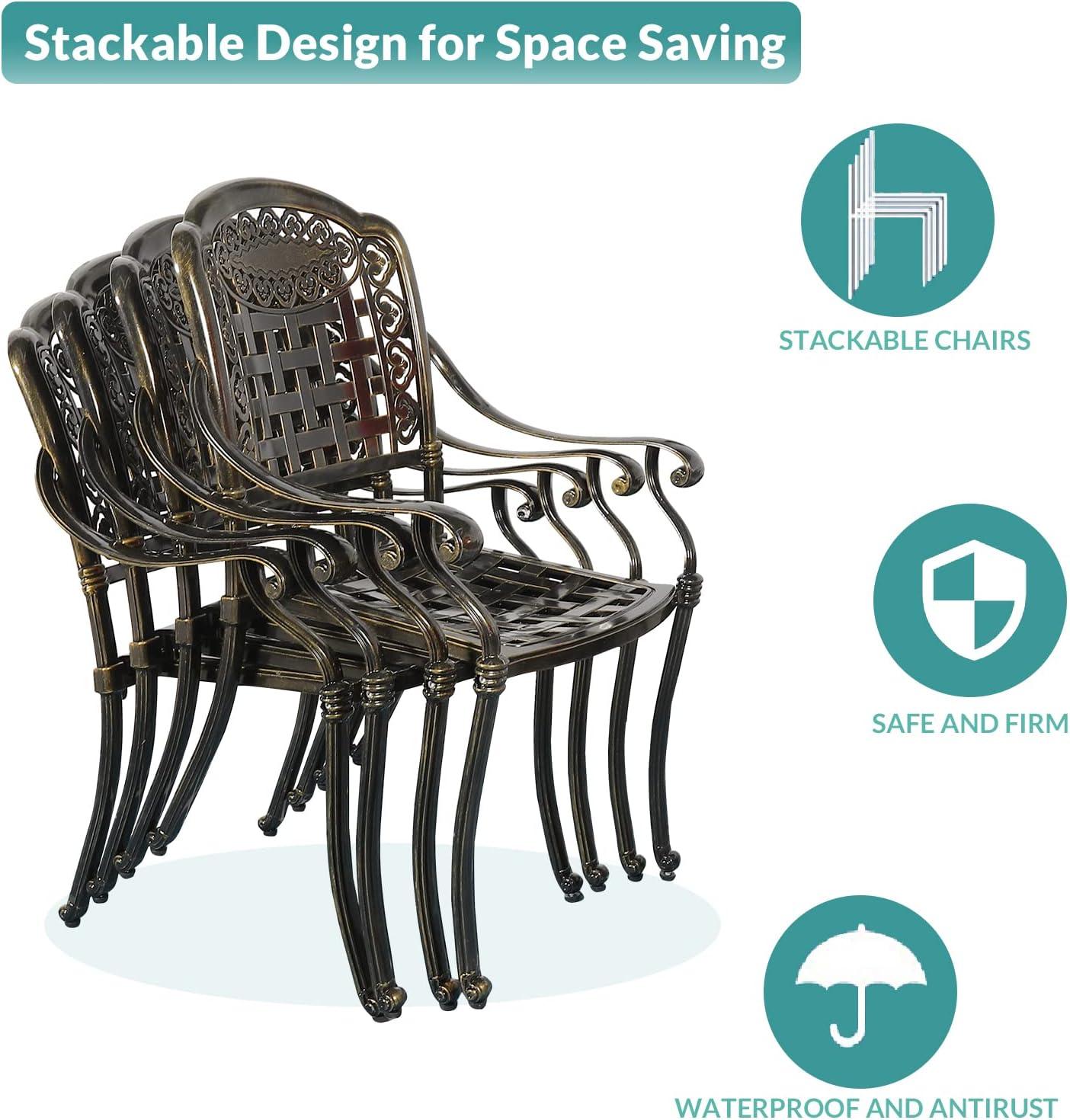 Our Take⁣ on⁤ MEETWARM 9-Piece Outdoor Dining Set: Sturdy ⁢& Stylish