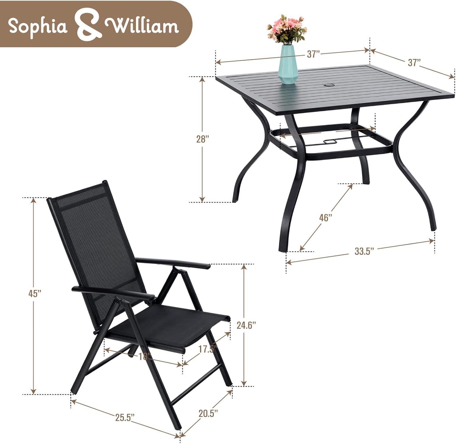 Our take on the Sophia & William 5-Piece Foldable⁢ Patio Set