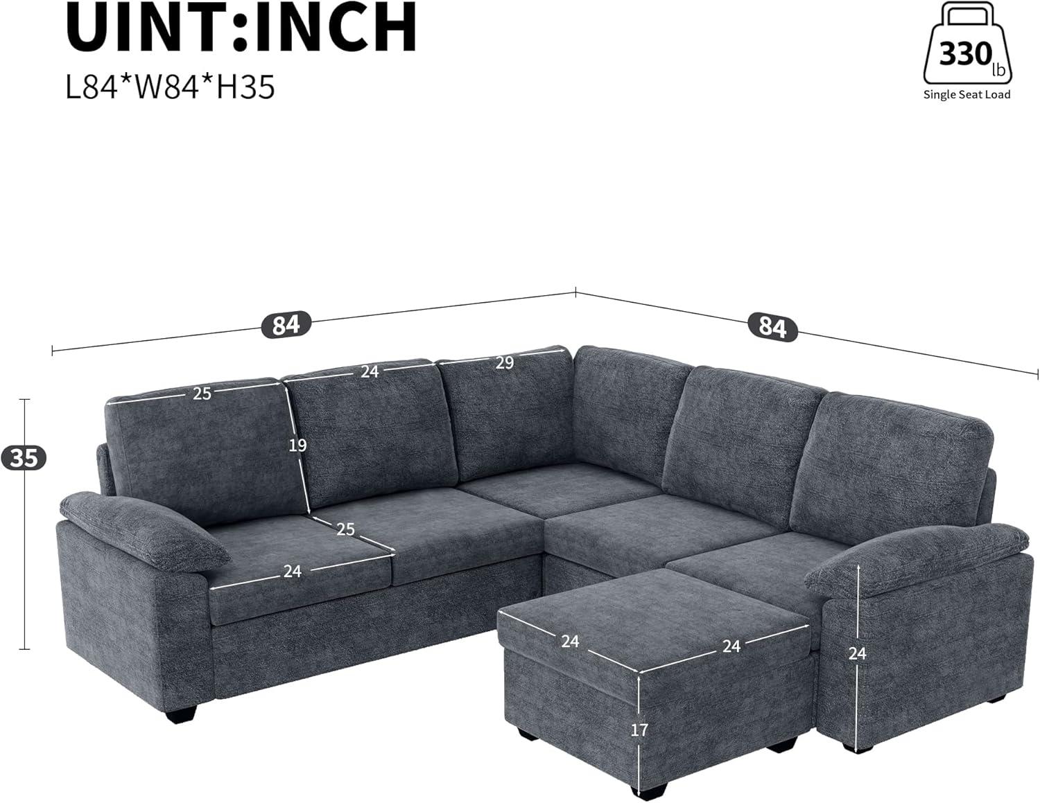 Our Honest Take on the Harper & bright Modern Velvet‌ U-Shaped ‌Sofa