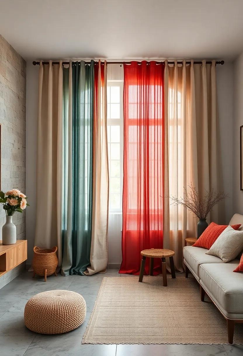 Layered ⁣Gauzy Curtains for an Ethereal Feel
