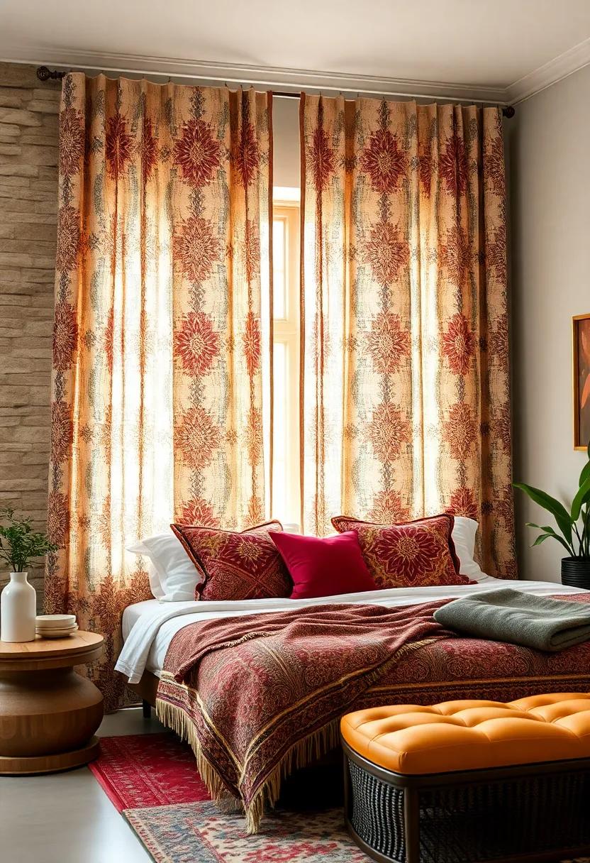 Morrocan-Inspired Prints with Deep, Rich Colors