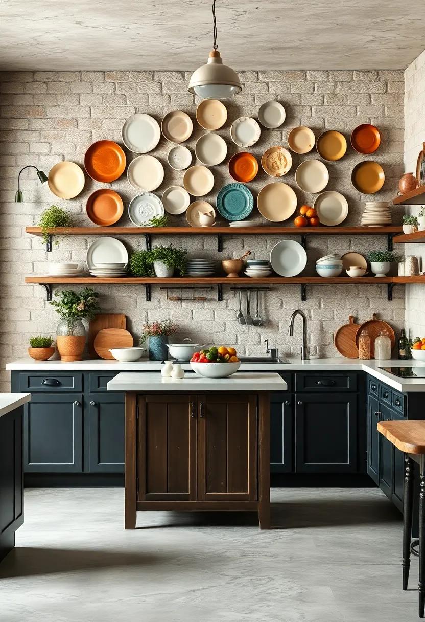 Hang antique pie plates in a gallery-style arrangement‍ for a unique wall decoration