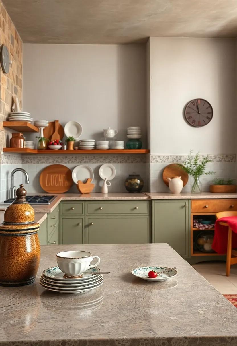 Incorporate vintage dessert plates as coaster ​alternatives⁣ to ‌protect surfaces with flair