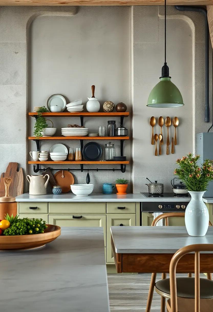 Utilize vintage cake ‌servers⁢ and cutlery as decorative accents on a wall-mounted rack