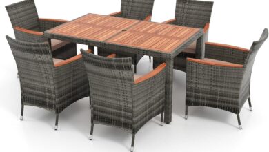 How We Elevated Outdoor Dining With The Dortala 7 Piece Set