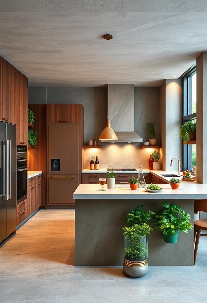 Integrated Herb Gardens for Freshness and Visual Appeal