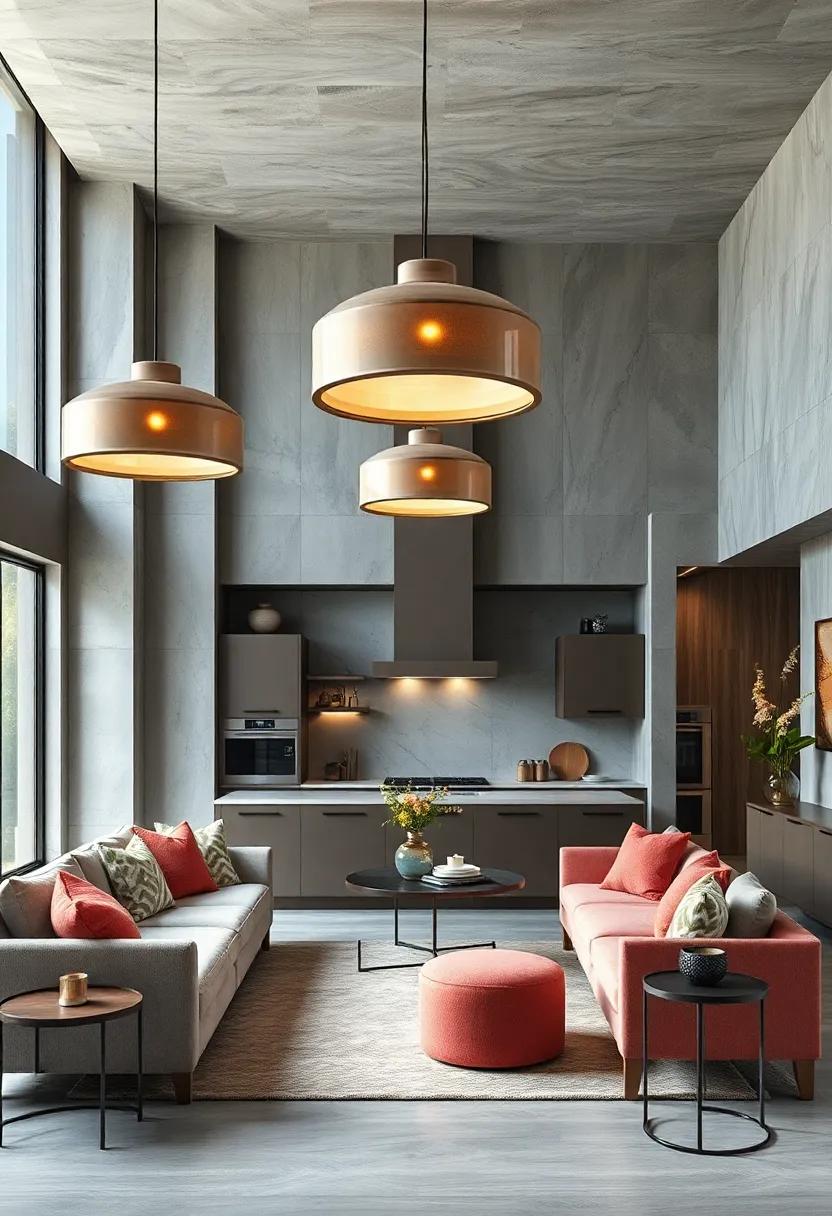 Oversized Pendant ⁢Lighting as Functional art Pieces