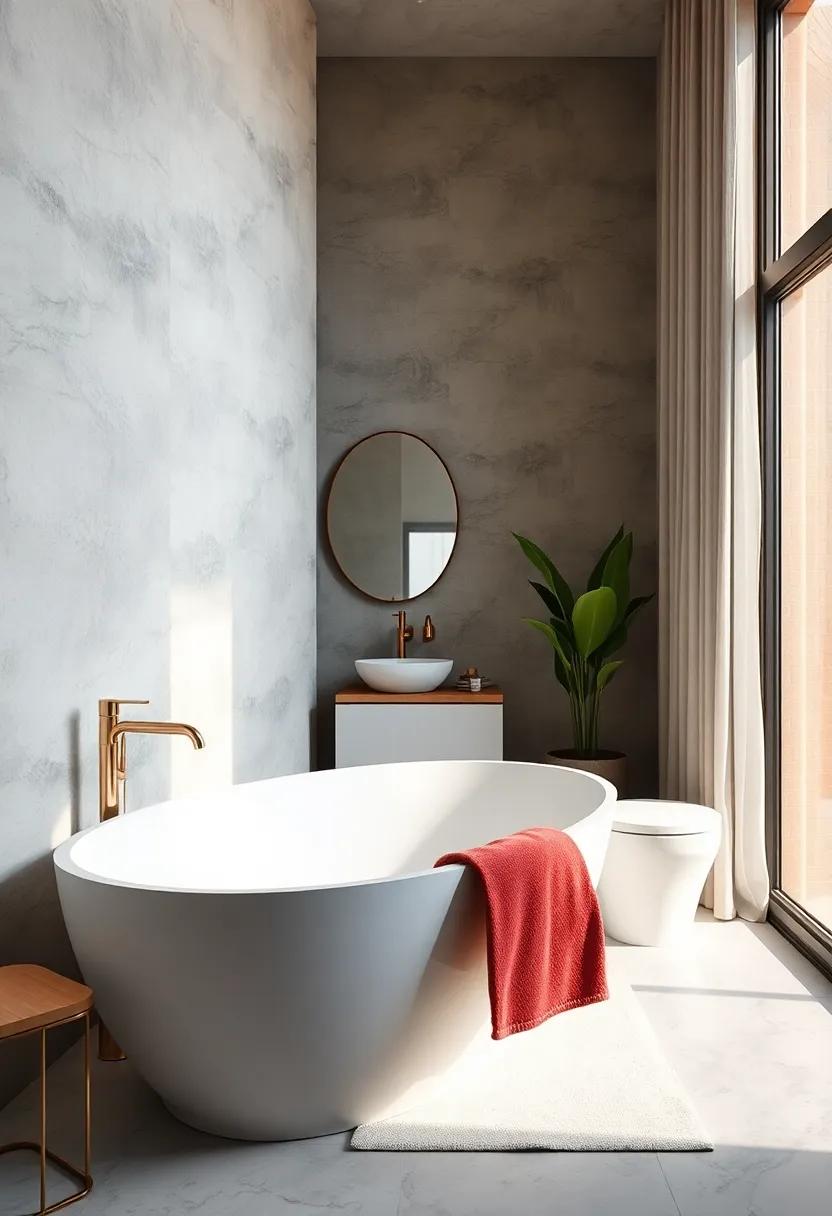 Add metallic accents through ⁤soap dispensers ‍and tray accessories